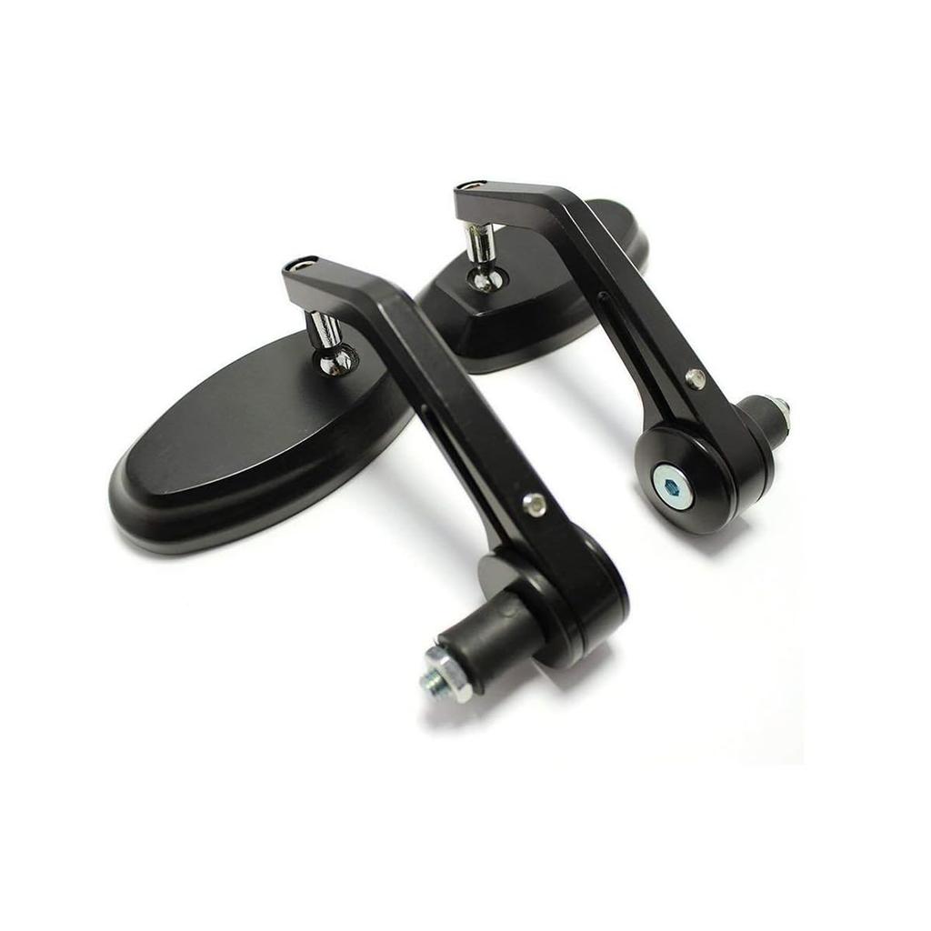 JPMODAO Motorcycle Mirror, Bar End Mirror, Bar End Motorcycle Mirror, Aluminum Universal Motorcycle Mirror,