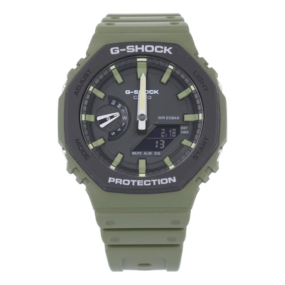 Casio G-Shock Utility Color Analog-Digital Watch Men s Carbon Khaki Green GA-2110SU-3A