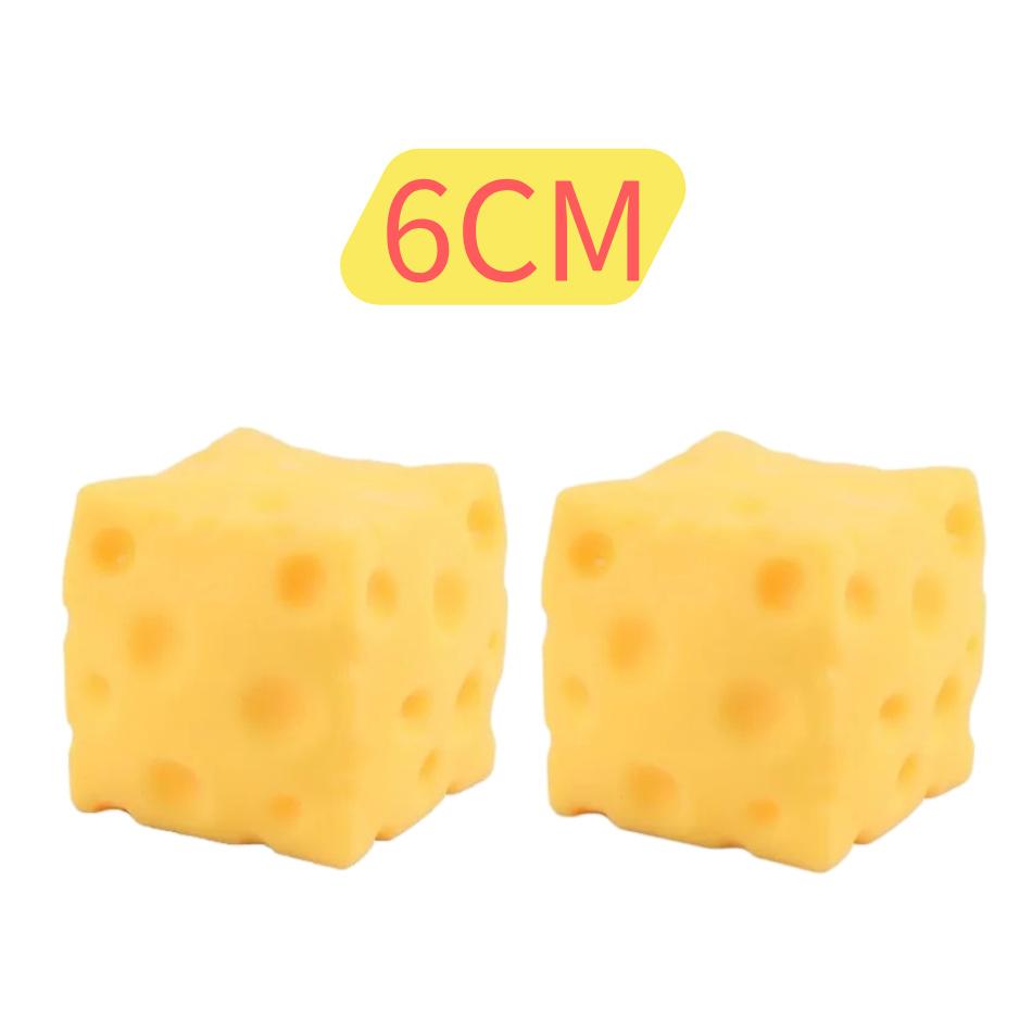 Squishy Cheese Toast Bread Squeezetoys For Stress Relief, Soft Slow-Rise Anti-Anxiety Sensory Fidget Toys For Adults Kids Adhd