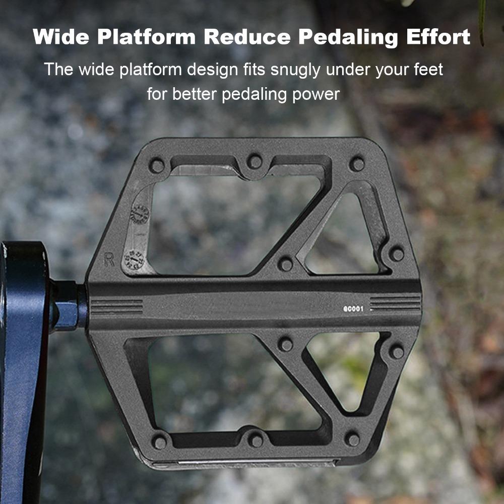 Dual DU Bicycle Pedals Nylon Fiber Body Mountain Bike Pedals Bike Platform Pedals  Bike Maintenance