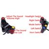 7 Buttons Multifuction ATV Motorcycle Control Switch Assembly 22mm Handlebar Moment/Latching Superior