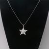 Trendy Turning Five-pointed Star Jewelry, Fashionable and High-end Handsome Men's Pendant Necklace Jewelry