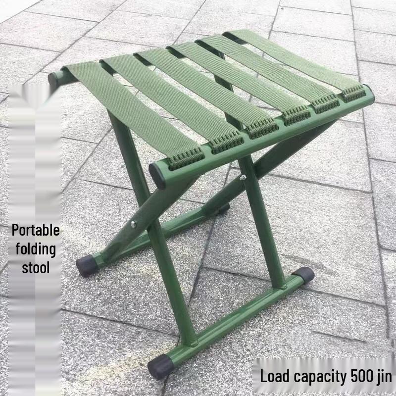 SMVP Heavy-Duty Portable Folding Outdoor Stool