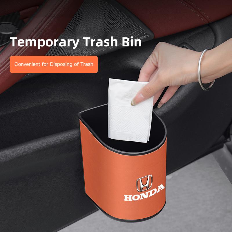 CQF1 Car Door Cup Holder Trash Box & Interior Organizer For Honda CR-V Accord Civic HR-V Pilot Odyssey Fit Jazz Vezel CITY Freed
