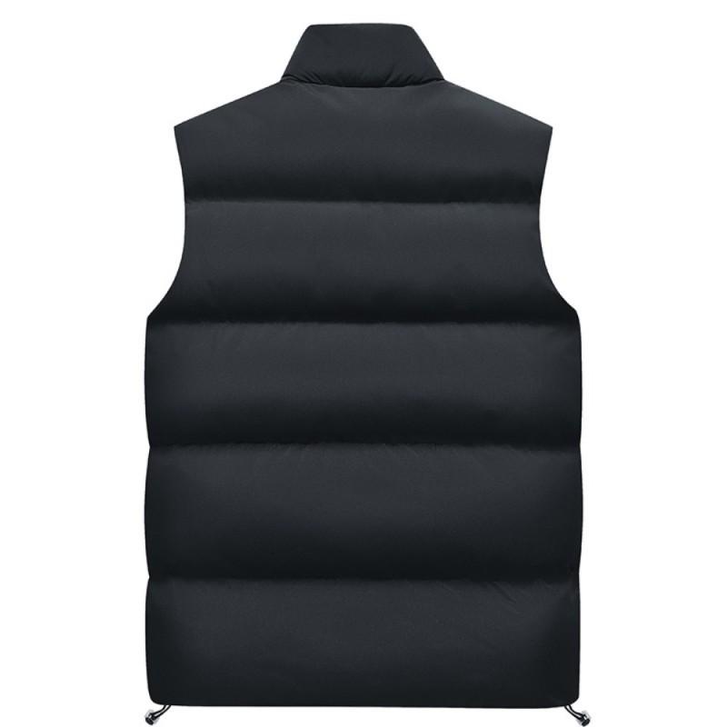 Vadderad jacka för män för män Kläder Höst Vinter Varm ärmlös väst Hip Hop Coat