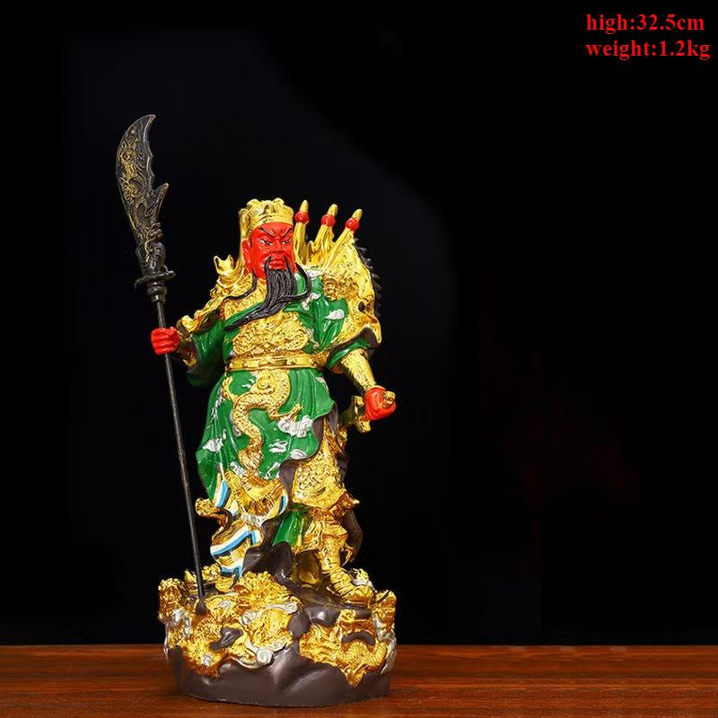 Resin Painting Guan Gong Buddha Statues