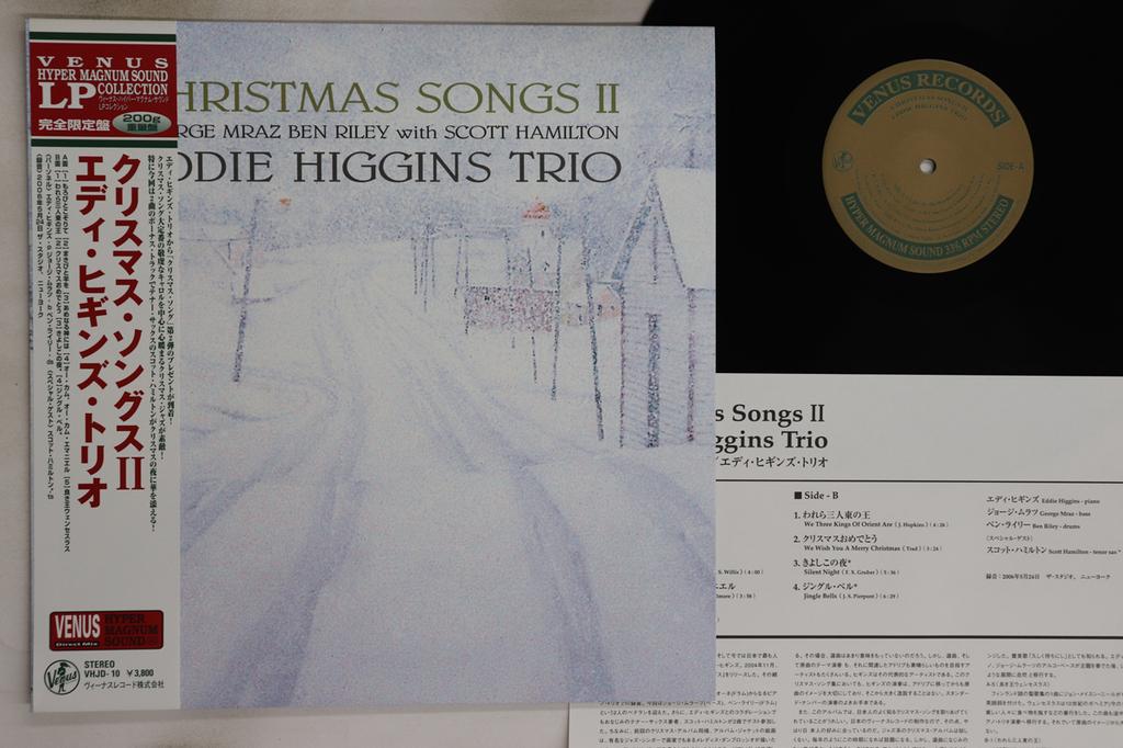 LP Record EDDIE HIGGINS  Christmas Songs II 200g VHJD10 VENUS 200 Japan Obi Jazz Used