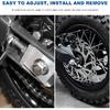 2 PCS Rear Chain Adjusters, Motorcycle Rear Chain Axle Adjusters Replaces 95014-10010, Metal Chain Tensioner for CT70 XR75 XR50R CRF80F CRF100F XL75,