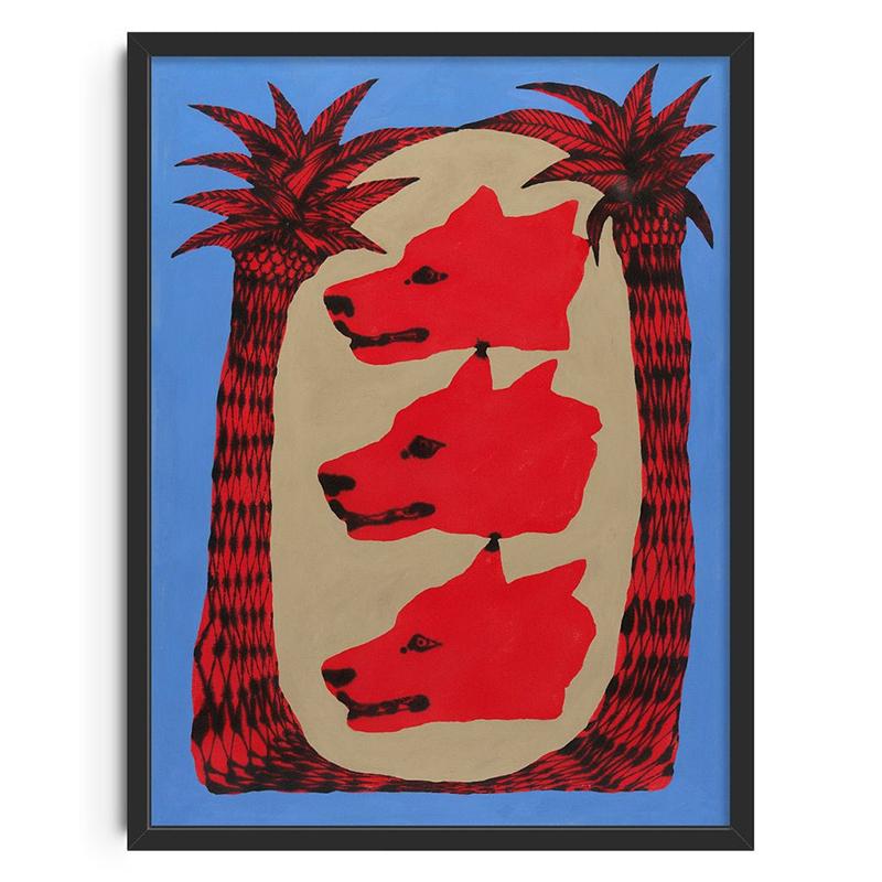 Vintage Abstract Classic Posters Retro Mind Maze Print Mid Century Wall Art Canvas Painting for Club Living Room Home Decor