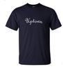 Uptown Script T-Shirt - Rep Your City New York Los Angeles Navy Blue Tee Shirt