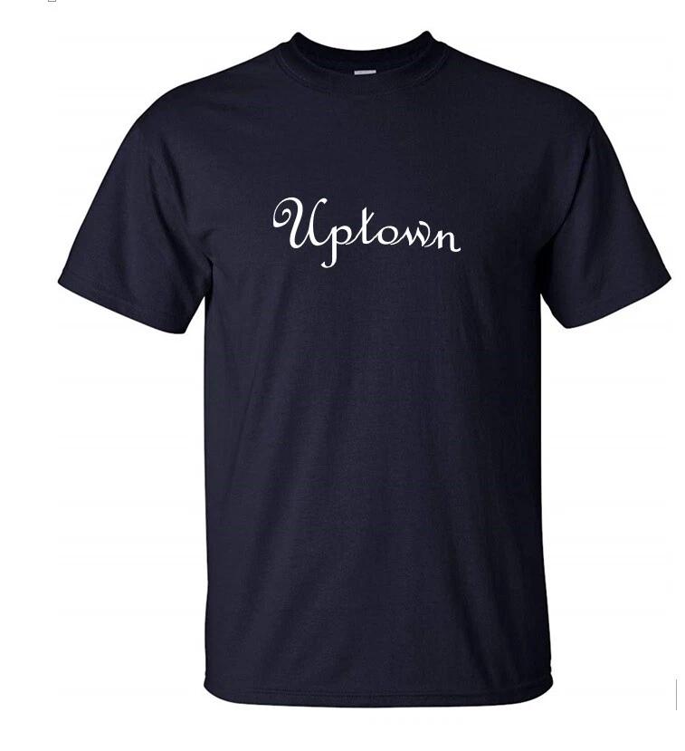 Uptown Script T-Shirt - Rep your City New York Los Angeles Navy Blue Tee Shirt 3XL