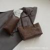 Simple Shoulder Bag Women's Bag Commuter Texture Foreign Style New Large-capacity Diamond-encrusted Handbag