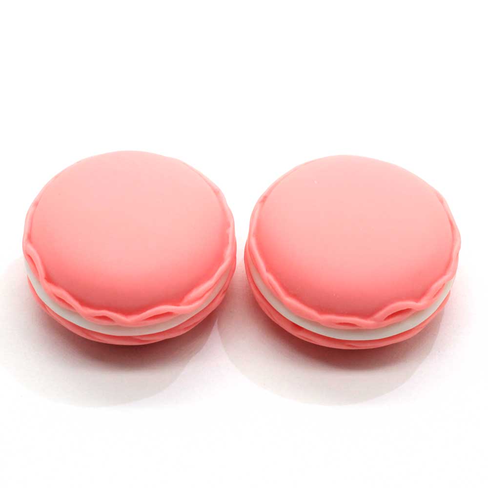 100Pcs Mini Macarons Cake Resin Flatback Cabochons Kawaii Simulation Dessert Macarons Cake Food Slime Charms Hair Bow Center DIY