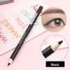 Eyeliner-Stift, langanhaltend, hochpigmentiert, funktional, fest, einseitig, reichhaltiger Eyeliner, Augenbrauenstift, Augen-Make-up