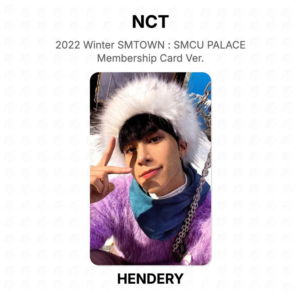 NCT 2022 Winter SMTOWN : SMCU PALACE Membership Card Ver. Official Photocard