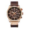 Curren Careen Belt Calendar Business Six-Pin Small Dial Waterproof Watch Men's Watch