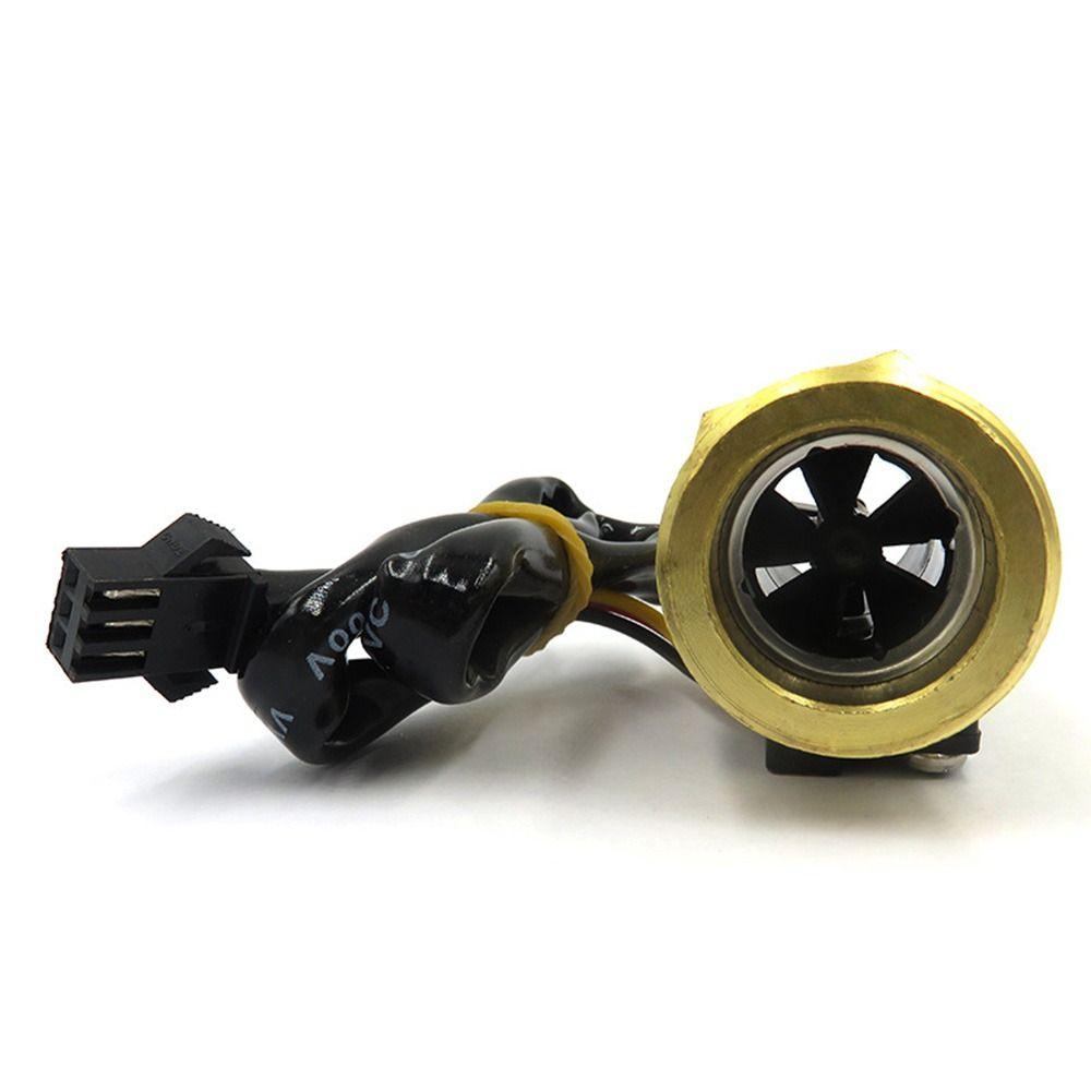 Efficient 50mm Long 1-30L/min G3/4 DN20 Counter Indicator Flowmeter Hall Effect Water Flow Sensor