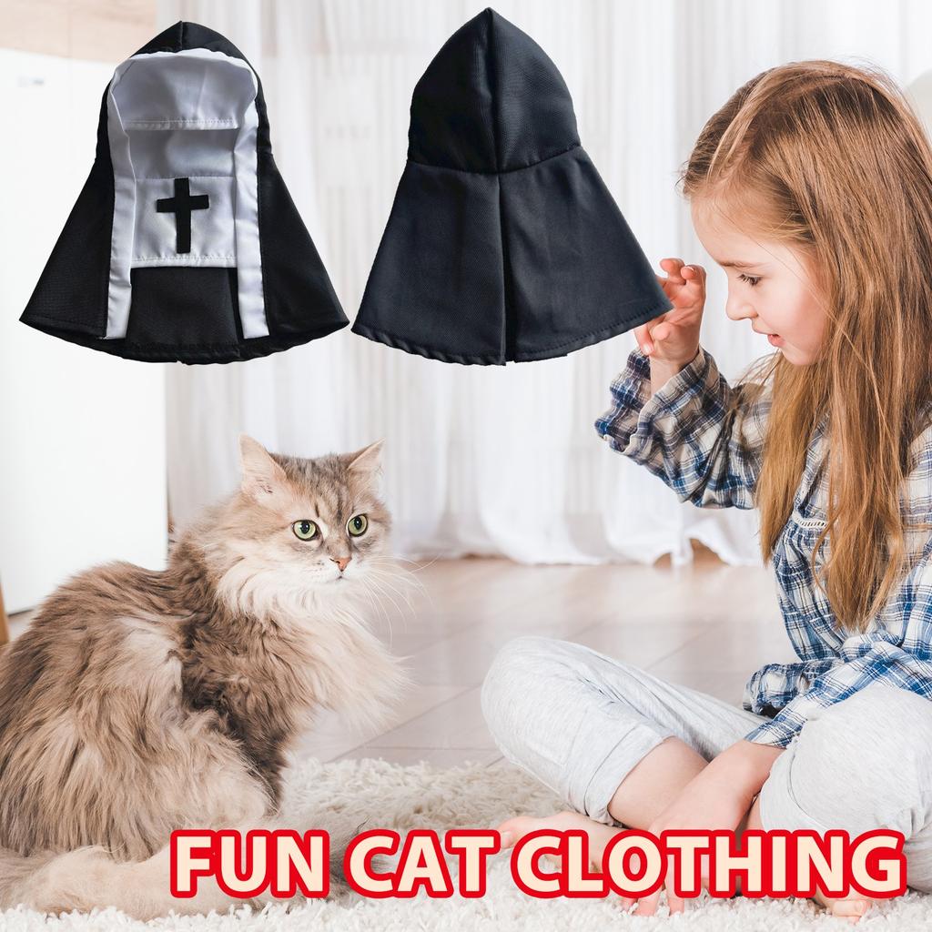 Pet /Dog Nun Costume Clothing- Cute Funny Sister Habit Dress Outfit For Festival Cosplay Party