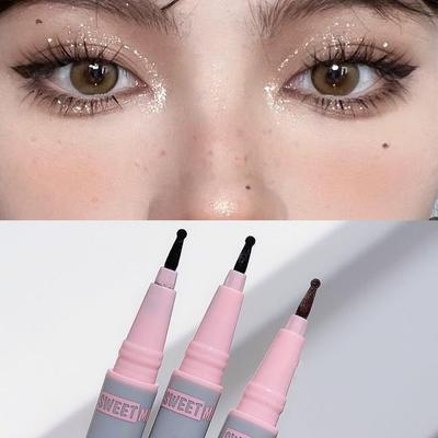 Naturalny realistyczny sztuczny pieg w płynie do makijażu, lekki, okrągły, sztuczny, plamisty długopis, długotrwały, wodoodporny, pieprzyk na twarzy, nowy