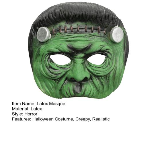 Wissenschaftler Freak Maske Gruselige Halbe Gesichtsmaske Latex Cosplay Maske Halloween Kostüm