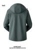 Lightweight Waterproof Hooded Shell Jacket for Couples - Trendy Outdoor Mountaineering Wear