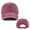 Stone Yellow Letter Embroidery Baseball Cap Sun Protection Breathable Gift Hat