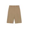 WE11DONE Solid High-Waisted Loose Straight Casual Shorts Men Shorts WD-PT1-22-267-M-BG