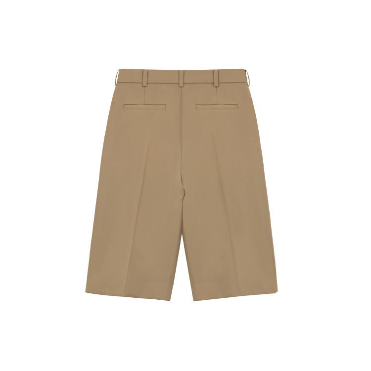 WE11DONE Solid High-Waisted Loose Straight Casual Shorts Men Shorts WD-PT1-22-267-M-BG