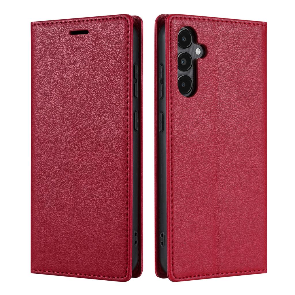 BKS-001 For Samsung Galaxy A35 5G Magnetic Case PU Leather+TPU Card Holder Phone Cover