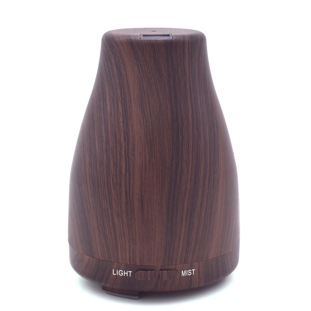Creative Wood Grain Ultrasonic Aroma Humidifier for Home and Office