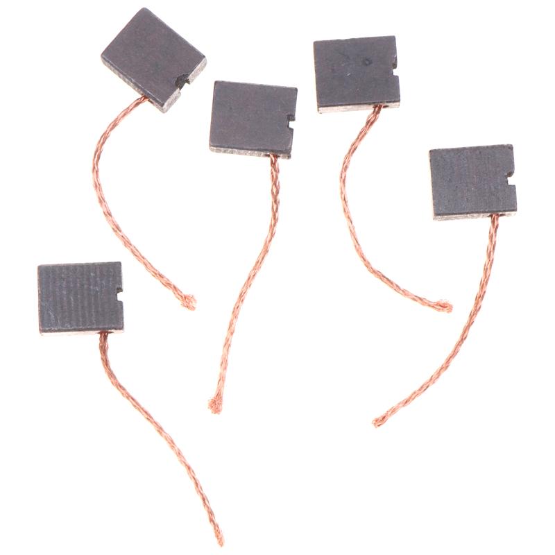 10Pcs Dual Engine Brake Pump Accumulator Carbon Brushes 5.5*11*13Mm Carbon Brush With Cable Fit For Car