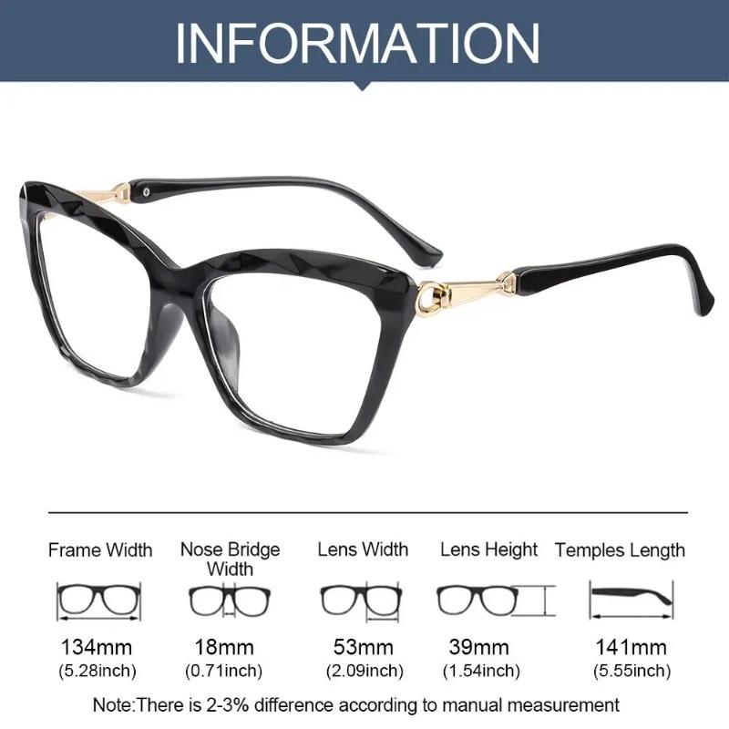 Fashion Cat Eye Square Frame Reading Glasses Urltra-Light Eye Protection Men Women Elegant Comfortable Eyeglasses +100~+400