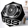 BBS Wheels: Precision Style Folding Umbrella 8 Paraphenoid Bones Suitable for All Seasons Sun Umbrella Outdoor Travel