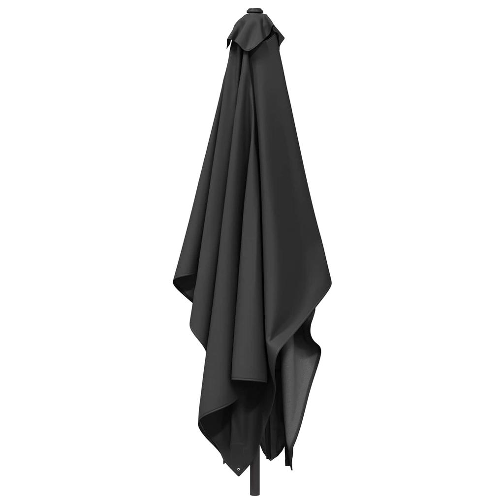 Garden Umbrella with Base 200 X 300 Cm Polyester Rectangular