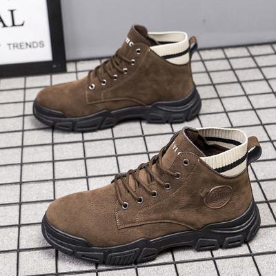 Neue Mode Stiefel Männer Britischen Retro Booties Designer Qualität Leder Plattform Schuhe Lace Up Ankle Boots Zapatos De Hombre