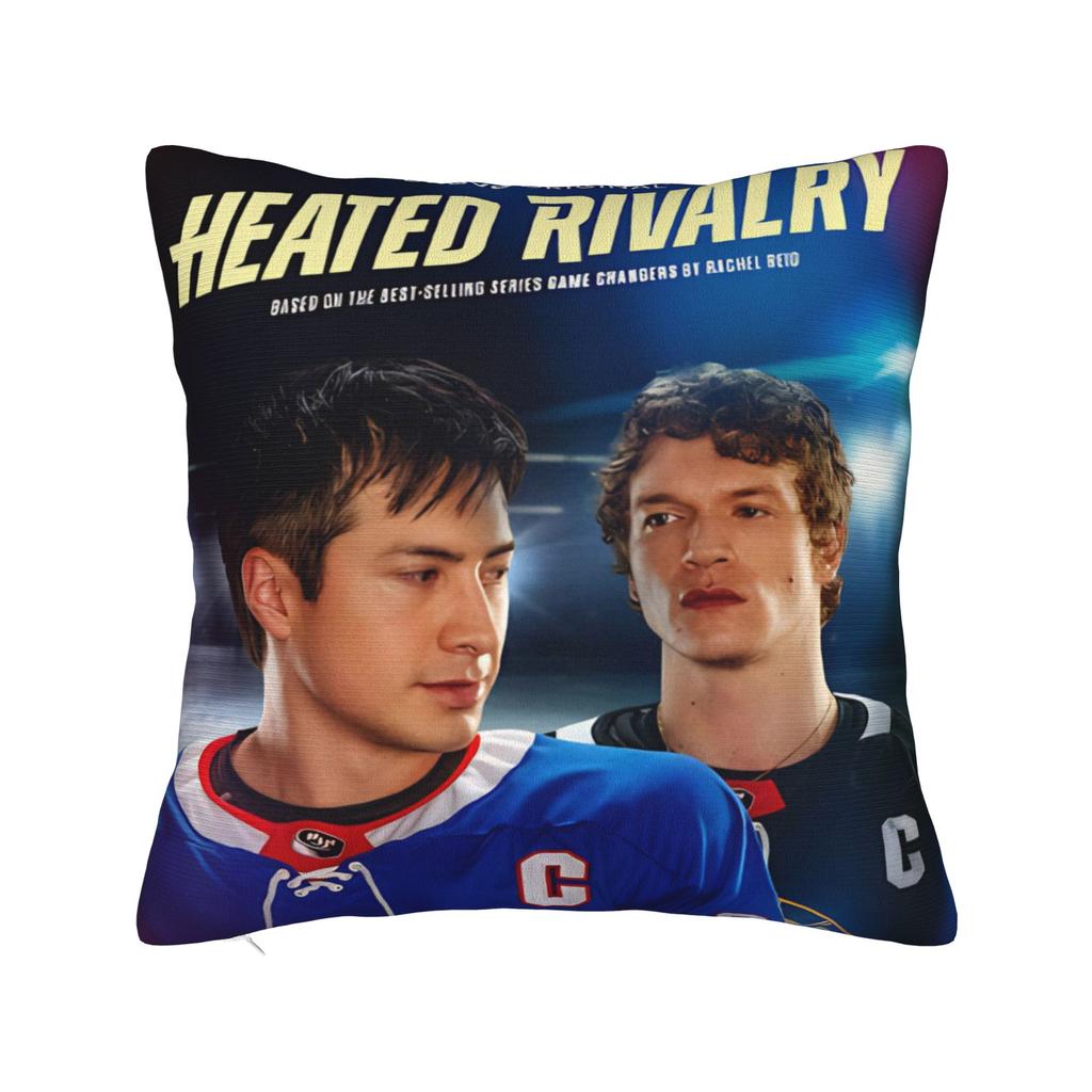 Shane Hollander & Ilya Rozanov Pillowcase Cushion Cover Decorative Heated Rivalry Throw Pillow Case Cover Home Zippered 40*40cm