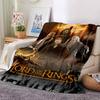 1pc Lord of the Rings Flannel Blanket Soft Warm Throw for Home, Office, Travel, All-Season Cozy Bedding GiftL1093