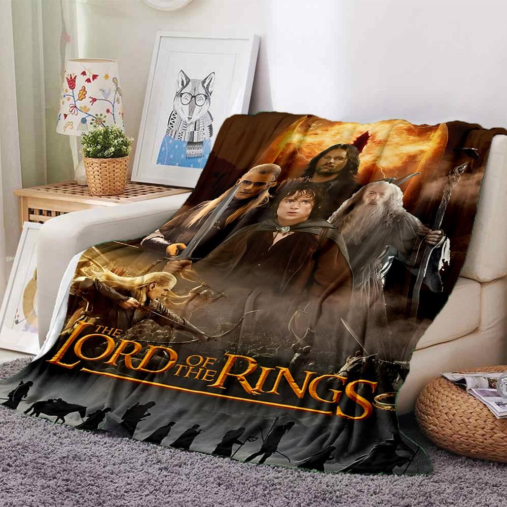 

1pc Lord of the Rings Flannel Blanket Soft Warm Throw for Home, Office, Travel, All-Season Cozy Bedding GiftL1093 80cmx120cm(31inx47in)