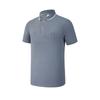 Tennis Classic Fashion Simple Sports Tennis Casual Versatile Comfortable Knitted Short Sleeve Polo Shirt Men Tops Dark-Gray A51M623101FDY