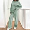 Women's Casual Warm Hoodie Casual Pants  Winter Sports Suit