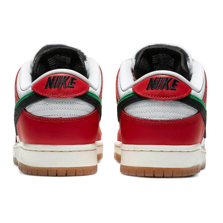 Nike Frame Skate x Dunk Low SB Habibi Unisex Sneakers Red Chile-Red White CT2550-600