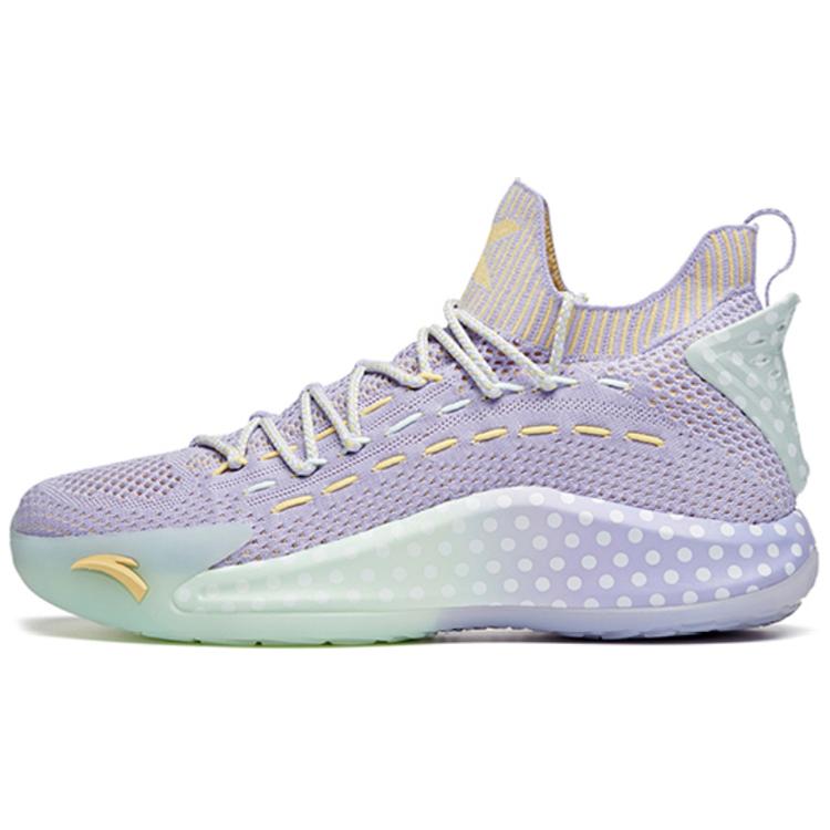 

New Anta KT5 Shock Absorbers With Slip Resistant And Abrasion Resistant Properties Mid Top Basketball Shoes Men s Purple 112021102-7 45