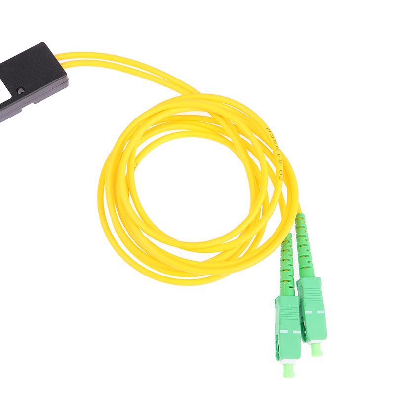 1 Stück 1x2 FTTH Glasfaser-Splitter 1 Punkt 2 Glasfaser-Splitterbox Konisch 1 zu 2 Splitterbox SC/APC Computerzubehör