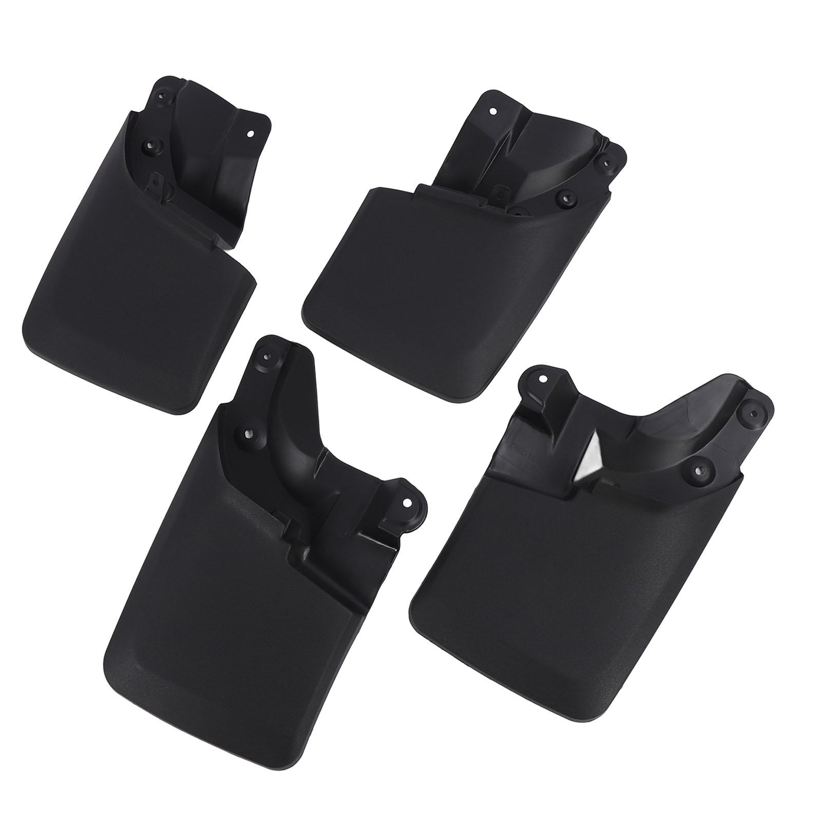 

4Pcs Car Mud Flap Protective Impact Proof High Strength Black Front Rear Wheel Mudguard Splash Guard for Tacoma 2016 to