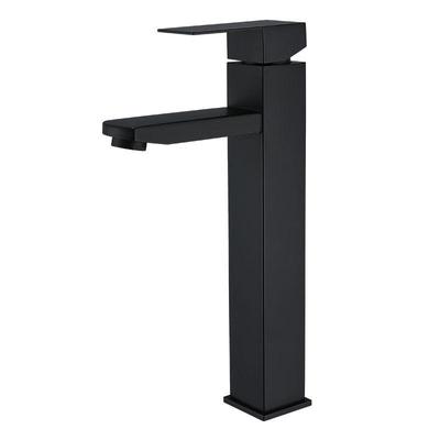 Czarna bateria umywalkowa TLXT gorąca i zimna