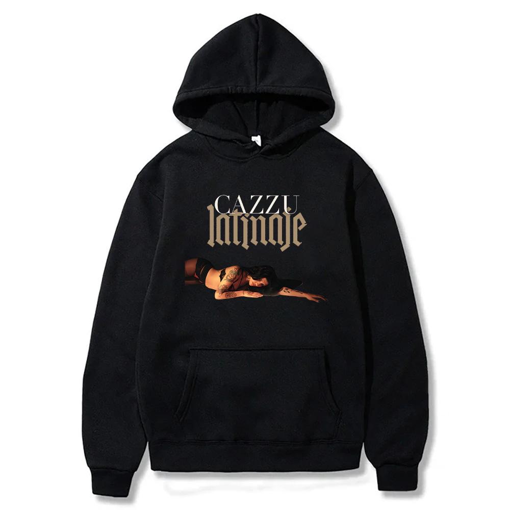 Cazzu Latinaje Tour Hoodies Trendy Men Women Sweatshirts for Autumn Winter Long Sleeve Pullovers Loose Casual Clothing
