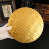 European Round Tray Tea Tray Household Light Luxury European Fruit Tray Decorative Tray Living Room Handicrafts Snack Tray Thickened