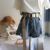 Stylish Korean Candy Color Canvas Double Ring Buckle Long Waist Belt For Men And Women