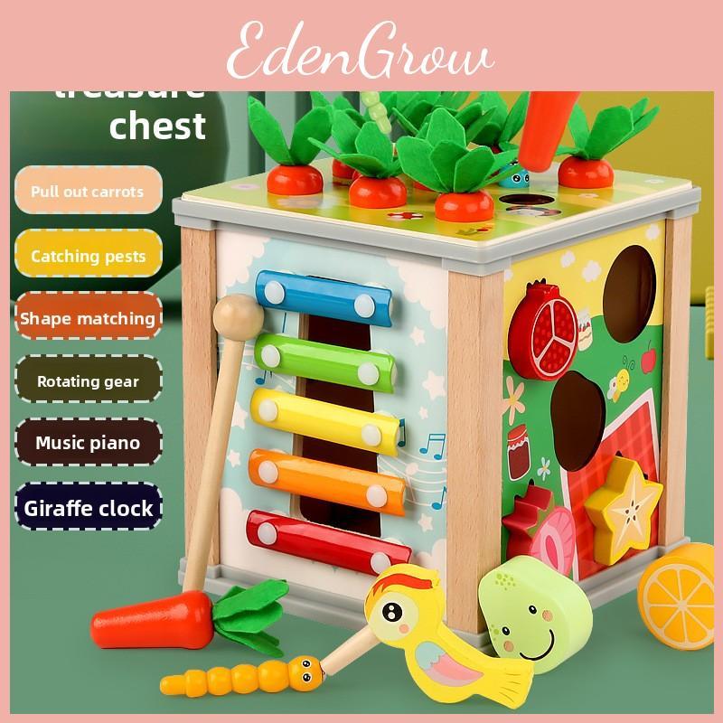 Wooden Peg Puzzle Toy With Matching And Counting Features For Kids Developmental Play