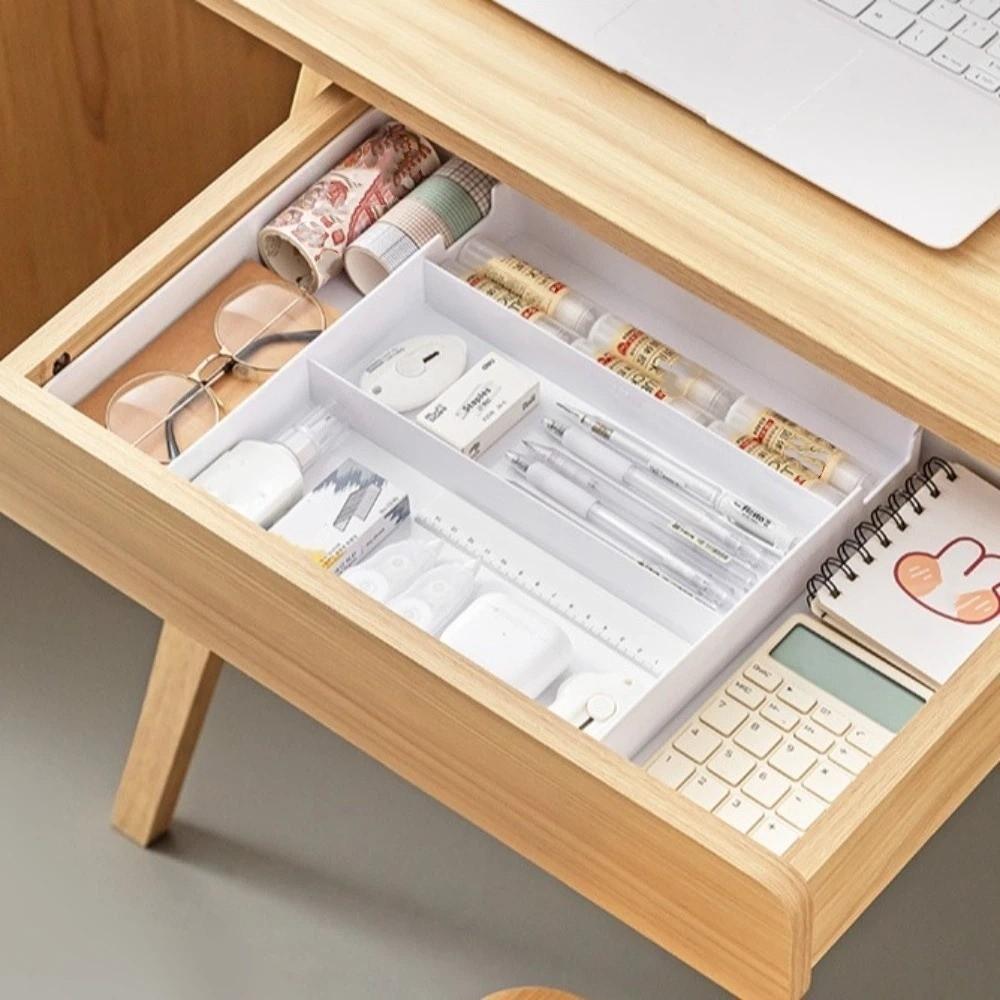 Scalable Stationery Container Retractable Hidden Drawer Cabinet Storage Drawer  Utensil
